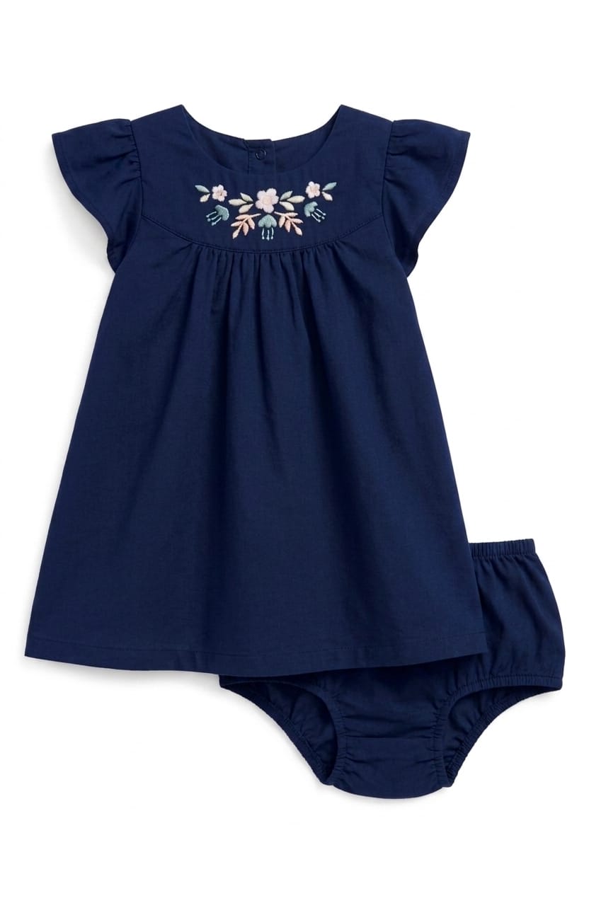 Hand Embroidered Gigi Frock Set