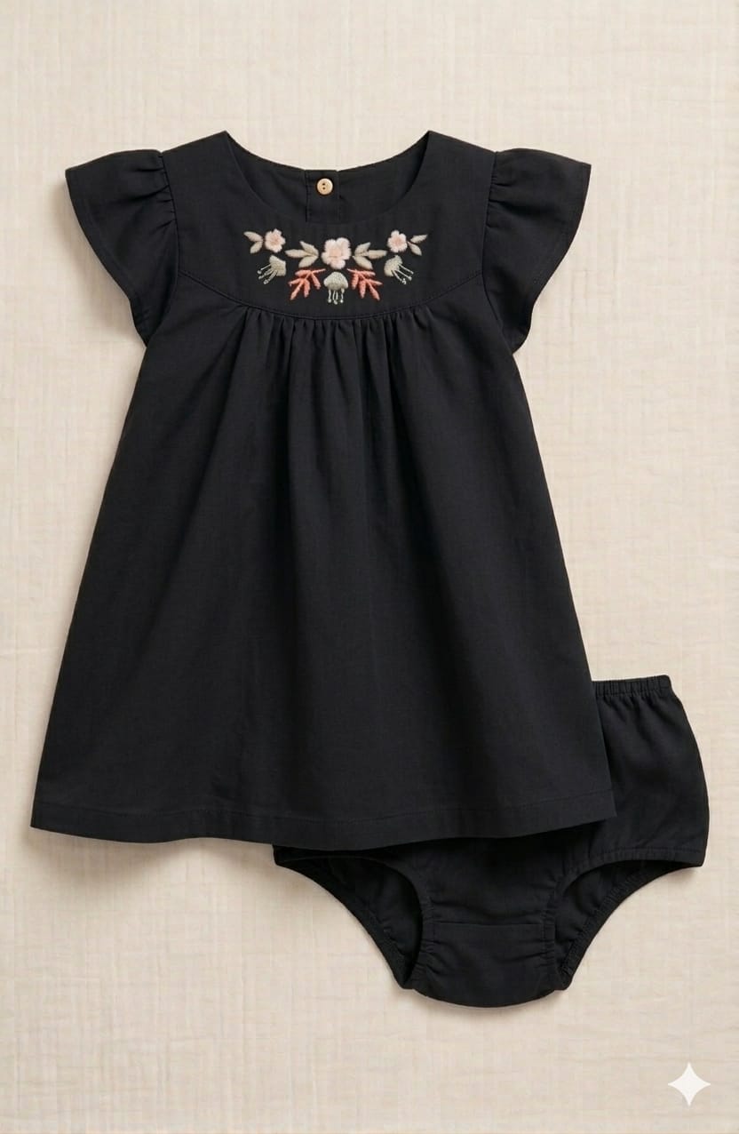 Hand Embroidered Gigi Frock Set