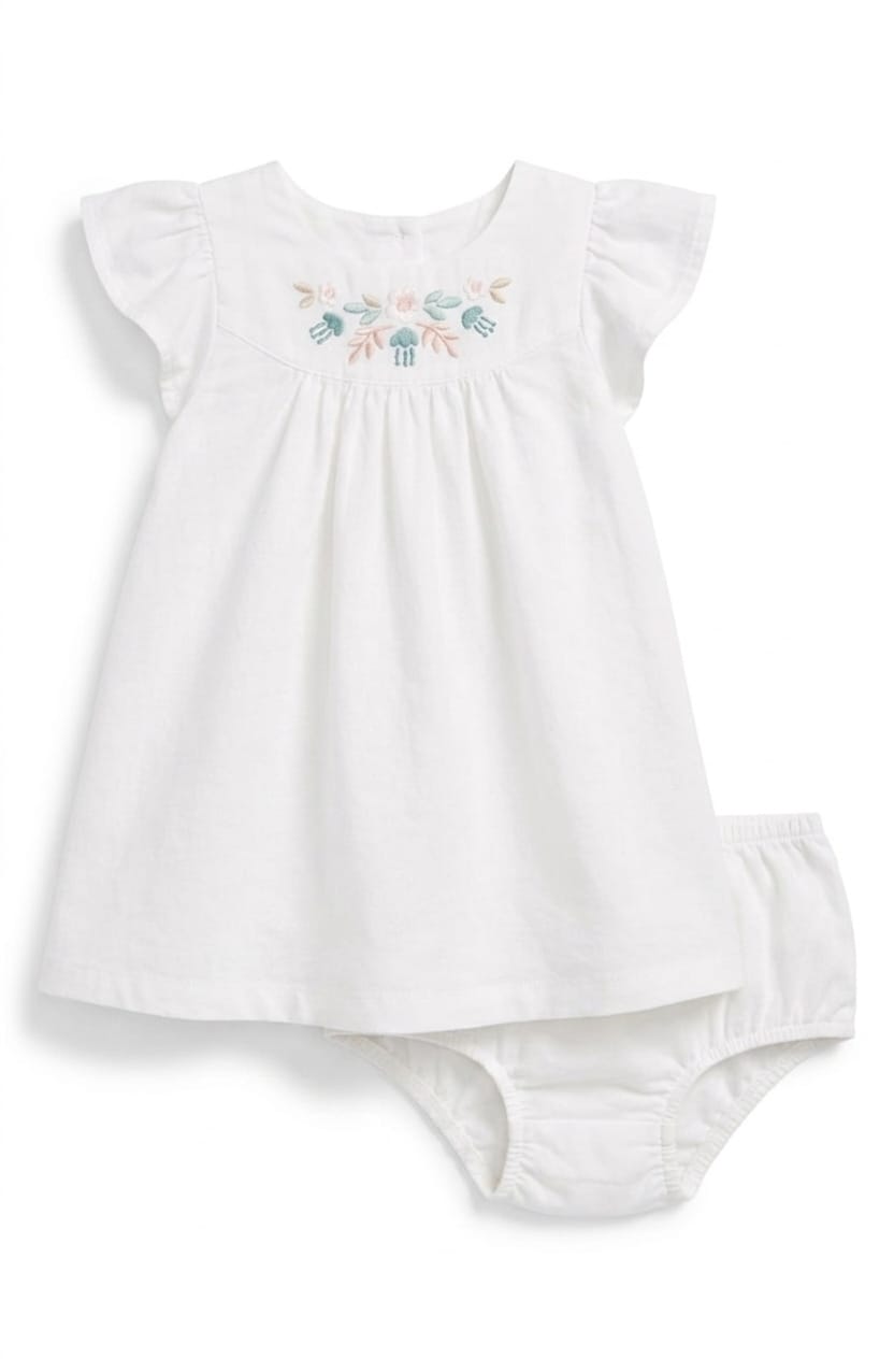 Hand Embroidered Gigi Frock Set