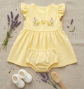 Hand Embroidered Duckling Frock