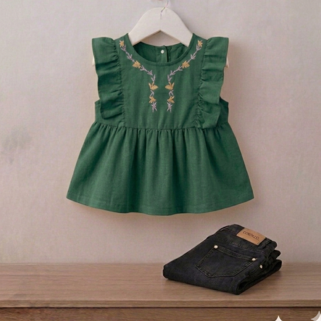 Flutter Sleeves Top