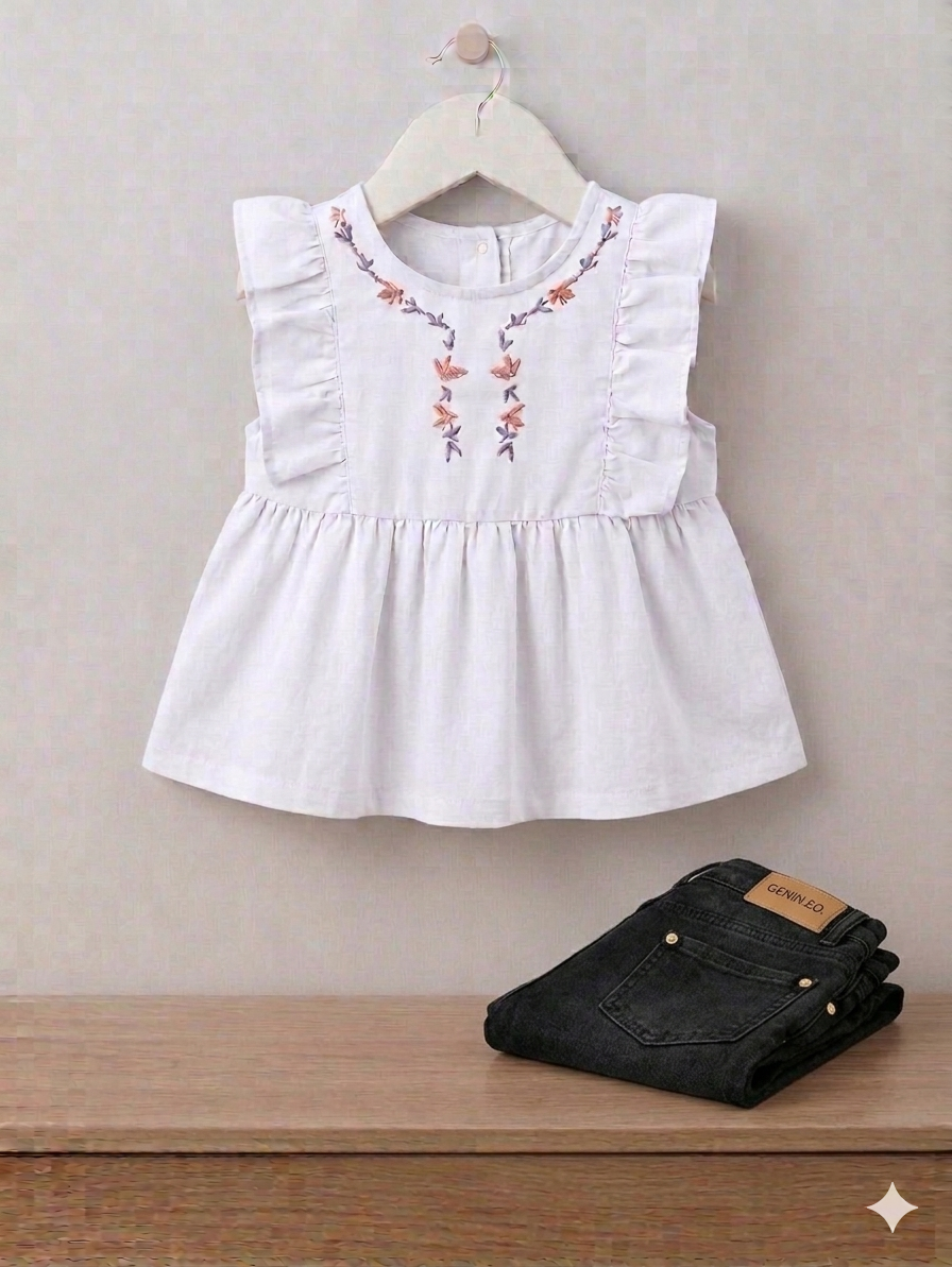 Flutter Sleeves Top